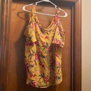 Flower & Feather 1XL floral blouse